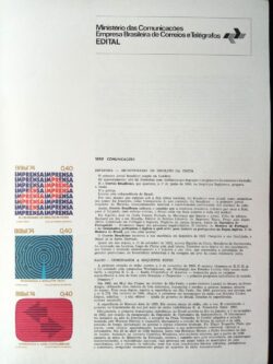 Edital 1974 03 Comunicações Imprensa Sem Selo