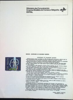Edital 1974 05 Guilherme Marconi Ciência Sem Selo