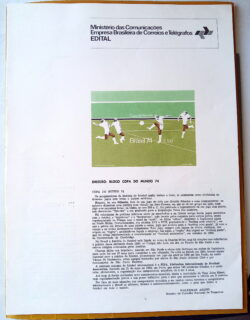 Edital 1974 09 Copa Do Mundo Futebol Sem Selo