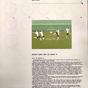 Edital 1974 09 Copa Do Mundo Sem Selo Todos os CBC