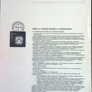 Edital 1974 11 Telecomunicações Sem Selo CPD Guanabara