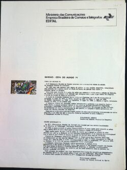 Edital 1974 17 Copa do Mundo Sem Selo
