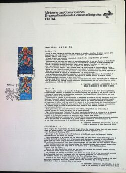 Edital 1974 24 Natal Com Selo CPD e CBC SP