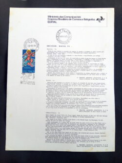 Edital 1974 24 Natal Religiao Sem Selo CPD CBC RS