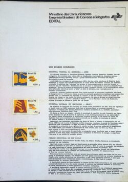 Edital 1975 02 Recursos Econômicos Indústria São Paulo Com Selo