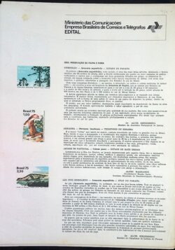 Edital 1975 08 Preservação Flora Fauna Sem Selo