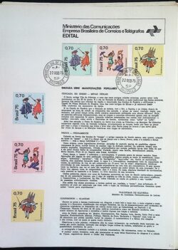 Edital 1975 12 Manifestacoes Populares Com Selo CPD SP