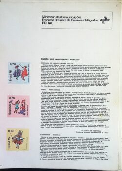 Edital 1975 12 Manifestações Populares Sem Selo