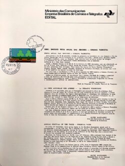 Edital 1975 13 Arvores Manifestações Florestais Sem Selo CPD e CBC MT