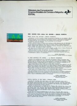 Edital 1975 13 Arvores Manifestacoes Florestais Sem Selo