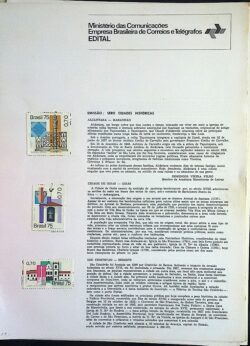 Edital 1975 15 Cidades Historicas Com Selo