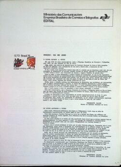 Edital 1975 16 Dia do Selo Sem Selo