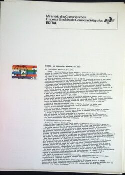 Edital 1975 17 Mundial ASTA Sem Selo