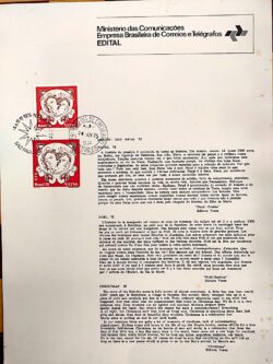 Edital 1975 18 Natal Com Selo CPD e CBC SP