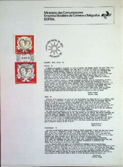 Edital 1975 18 Natal Com Selo CPD e CBC SP