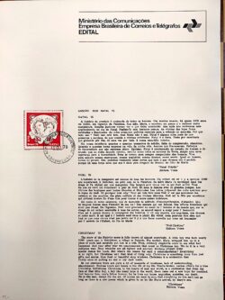 Edital 1975 18 Natal Com Selo Sobreposto CPD SP