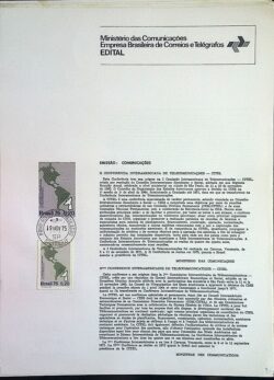 Edital 1975 19 Comunicacao CITEL Com Selo CPD SP