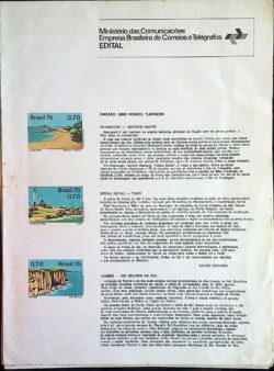 Edital 1975 22 Pontos Turisticos Farol Sem Selo