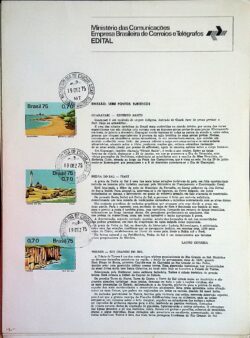 Edital 1975 22 Pontos Turisticos Farol Sem Selo CPD MT