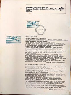 Edital 1975 23 Salto Triplo Com Selo CPD SP