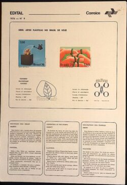 Edital 1976 08 Artes Plásticas Sem Selo
