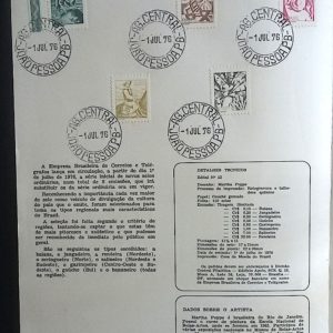 Edital 1976 12 Profissões Com Selo CPD João Pessoa PB