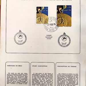 Edital 1976 18 Militar Atletismo Com Selo CPD e CBC RJ