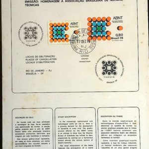 Edital 1976 30 Normas Tecnicas Com Selo CBC e CPD RJ