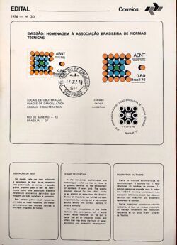 Edital 1976 30 Normas Tecnicas Com Selo CPD SP
