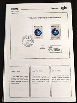 Edital 1977 03 Orçamento Economia Com Selo CPD PB João Pessoa