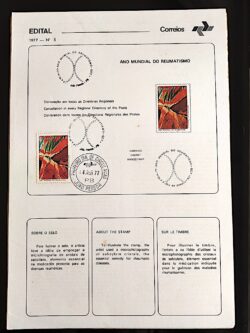 Edital 1977 05 Reumatismo Saúde Com Selo CBC e CPD JP