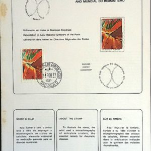 Edital 1977 05 Reumatismo Saúde Com Selo CBC e CPD SP