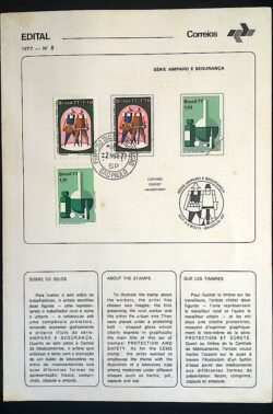 Edital 1977 08 Amparo e Seguranca Saude Com Selo CPD SP