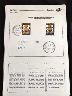 Edital 1977 13 Banco Desenvolvimento Economico Economia Com Selo CPD RJ