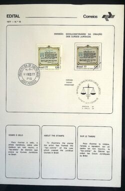 Edital 1977 19 Cursos Juridicos Direito Com Selo CPD PB João Pessoa