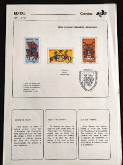 Edital 1977 21 Folclore Festa Cavalhada Com Selo Interno CPD SP