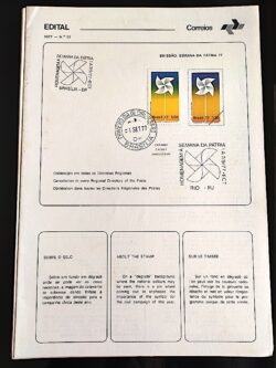Edital 1977 23 Semana Pátria Cívica Com Selo CPD e CBC Brasília