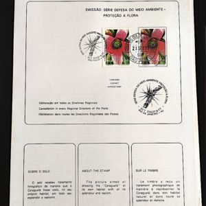 Edital 1977 24 Flora Meio Ambiente Com Selo CPD e CBC SP