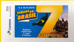 PB 126 Selo Personalizado Básico Semana do Brasil 2019