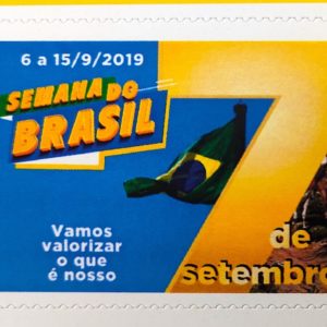 PB 126 Selo Personalizado Básico Semana do Brasil 2019