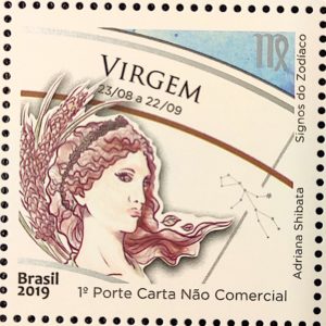 C 3835 Selo Signos do Zodiaco Virgem 2019