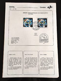 Edital 1977 26 Observatorio Nacional Pesquisa Com Selo CPD e CBC SP