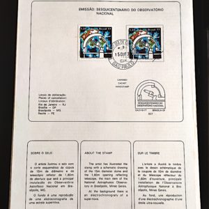 Edital 1977 26 Observatorio Nacional Pesquisa Com Selo CPD e CBC SP