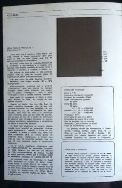 Edital 1977 31 Pedras Preciosas Economia Com Selo CPD SP