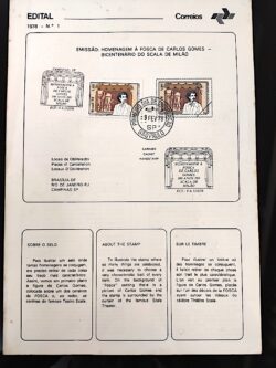 Edital 1978 01 Carlos Gomes Música Com Selo CBC e CPD SP