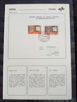 Edital 1978 03 Escola Superior de Administração Postal Educação CPD SP