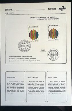 Edital 1978 05 Hipertensão Saúde Com Selo CPD Ribeirão Preto