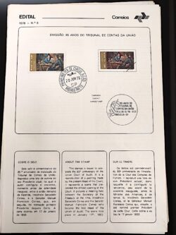 Edital 1978 08 TCU Tribunal de Contas da União Com Selo CPD Ribeirão Preto