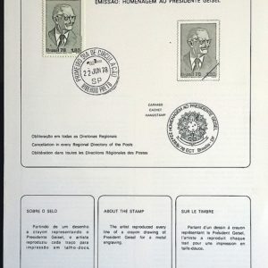 Edital 1978 10 Presidente Geisel Militar Com Selo CPD Ribeirão Preto