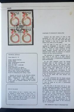 Edital 1978 13 Erradicacao Varíola Saúde Com Selo Quadra Interna CPD e CBC SP